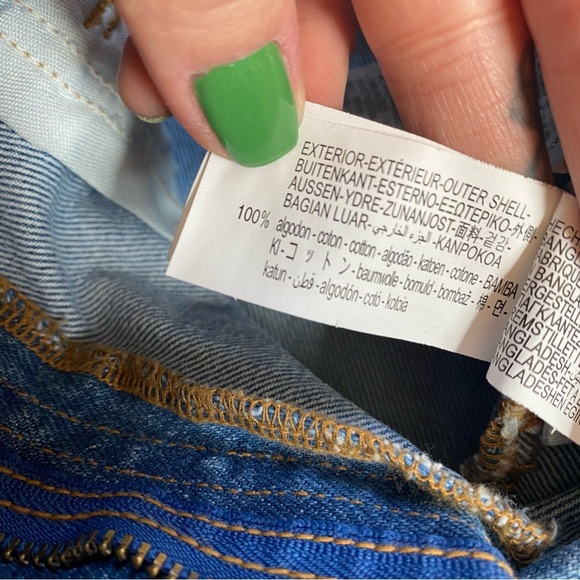 ❌SOLD🏷️Zara Z1975 Denim Jumpsuit Size Large - Picture 8 of 8